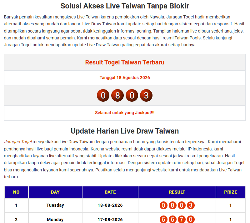 Live Taiwan