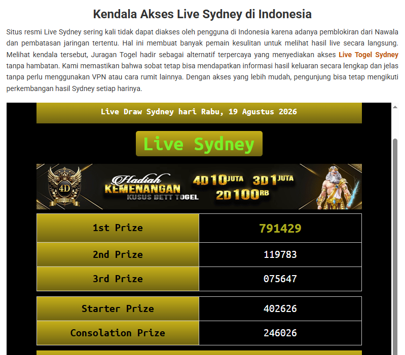 Live Sydney